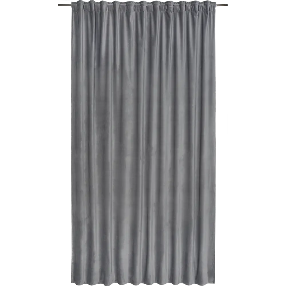 Штора на ленте со скрытыми петлями Inspire Tony 200x280 см цвет серый Granit 3 82113057 STLM-2035772  - Вид №1