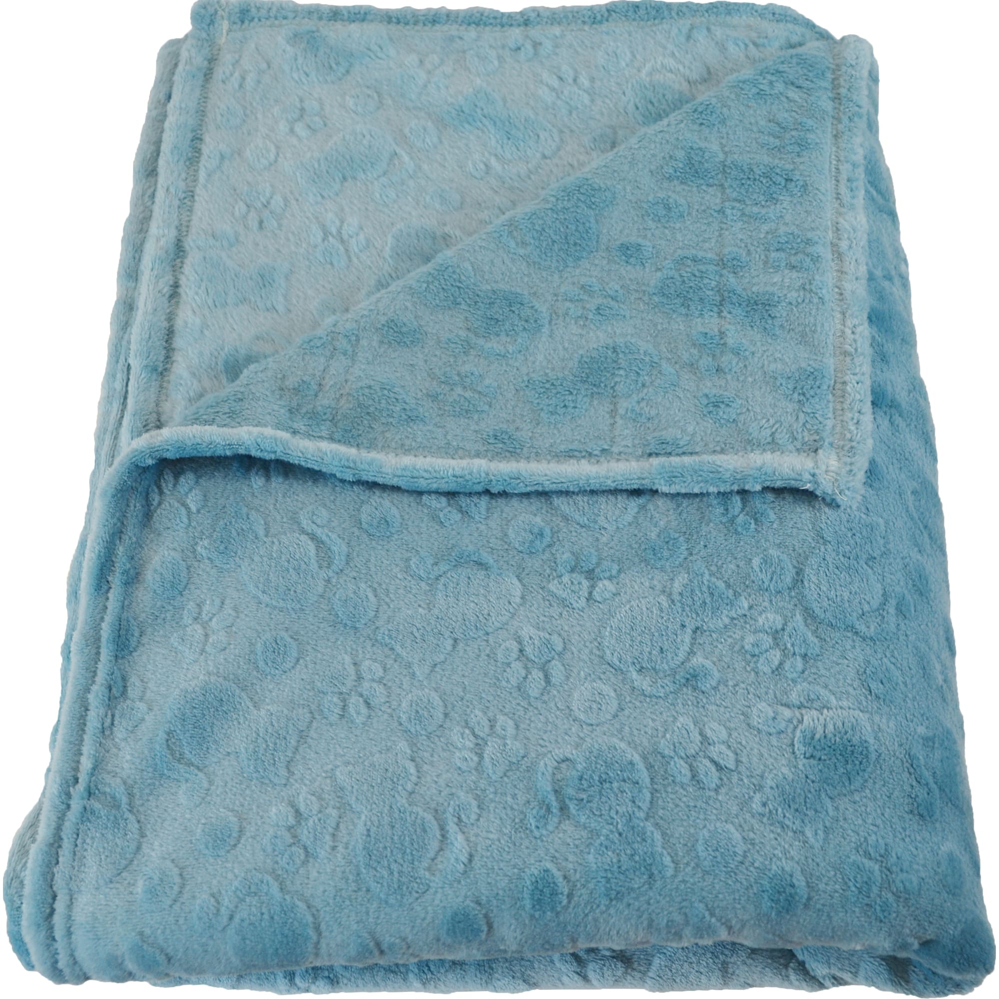 84330540 Плед «» 140x200 см фланель цвет синий Котики Santreyd  - Вид №3