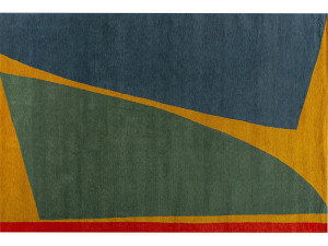 Прямоугольный ковер ручной работы из шерсти