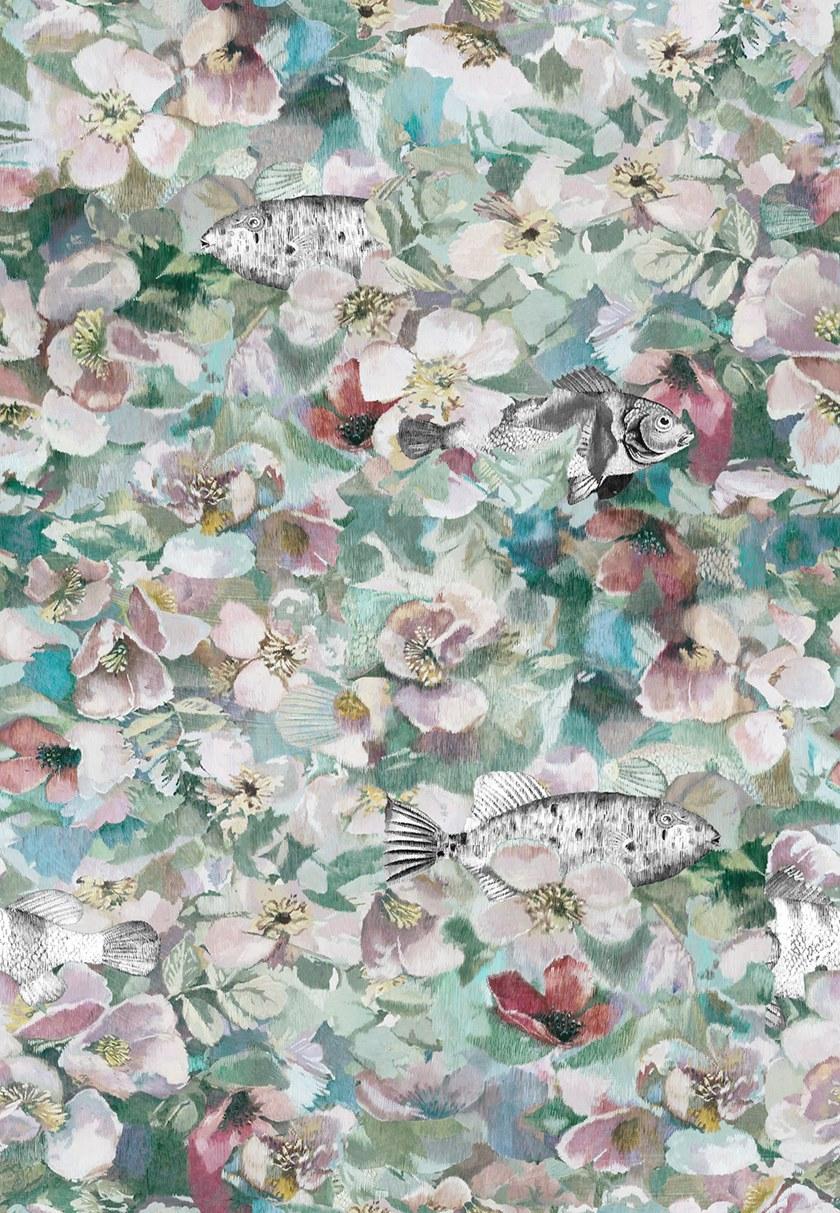 Wall&decò Флизелиновые обои с цветочными мотивами Elements 2020 Tsvr004/5/6 - Вид №3