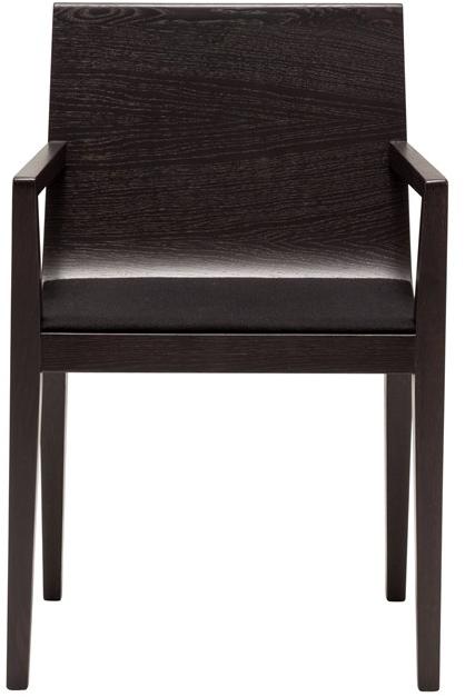 Andreu World Кресло из дерева с подлокотниками Rdl So7292 - Вид №10