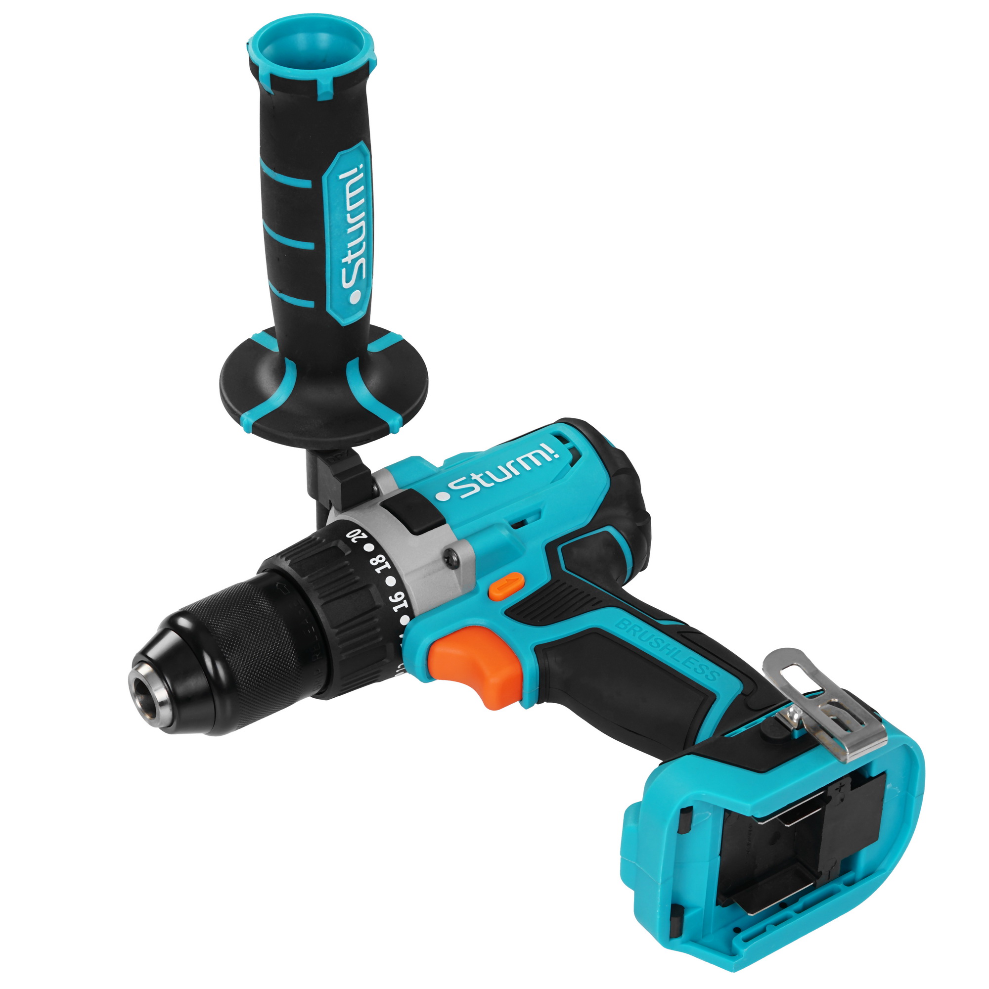 Дрель-шуруповерт Sturm! CD1880 1BatterySystem   , Без ЗУ, Без АКБ 9127190 STDN-0128086 - Вид №4