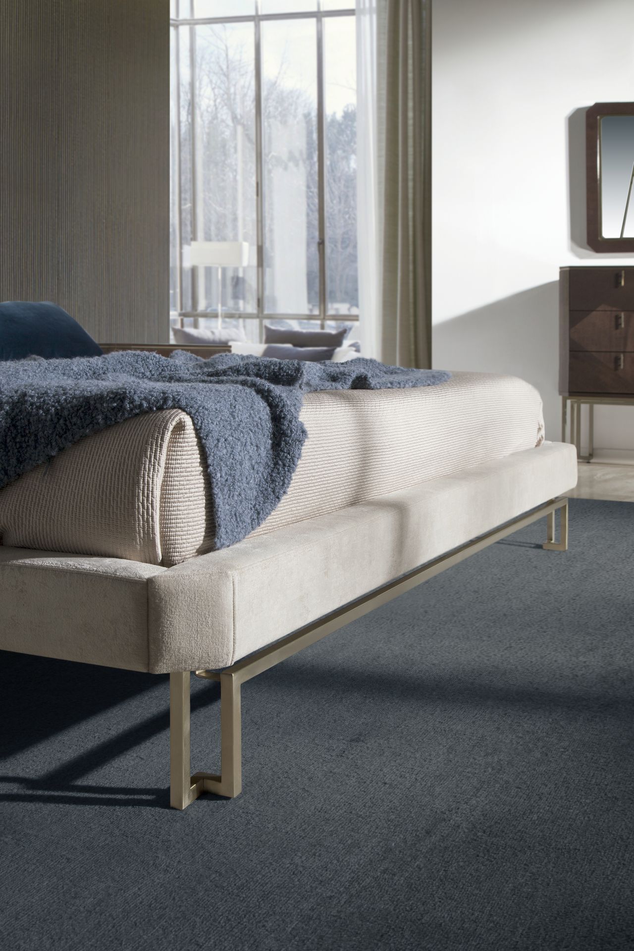 Двуспальная кровать из ткани с высоким изголовьем Hurtado Evolution ARCH-00034095 - Вид №7