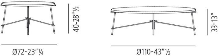Vibieffe Низкий стеклянный стол sun-id-1384498 - Вид №7