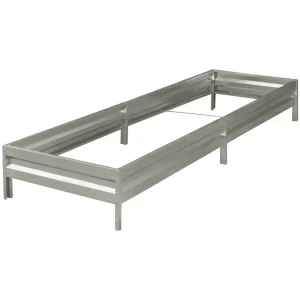 Грядка садовая 2x0.65x0.2 м сталь серый 86579646 STLM-2212307