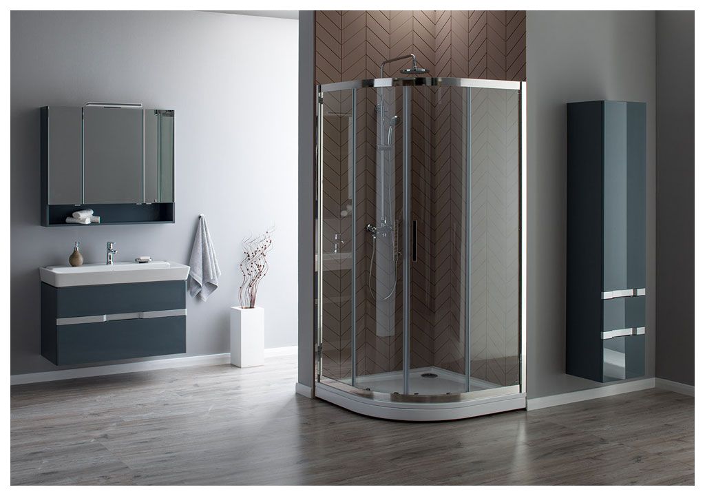 Тумба с раковиной Aquanet Виго 100 сине-серый 0018336100168784 - Вид №6