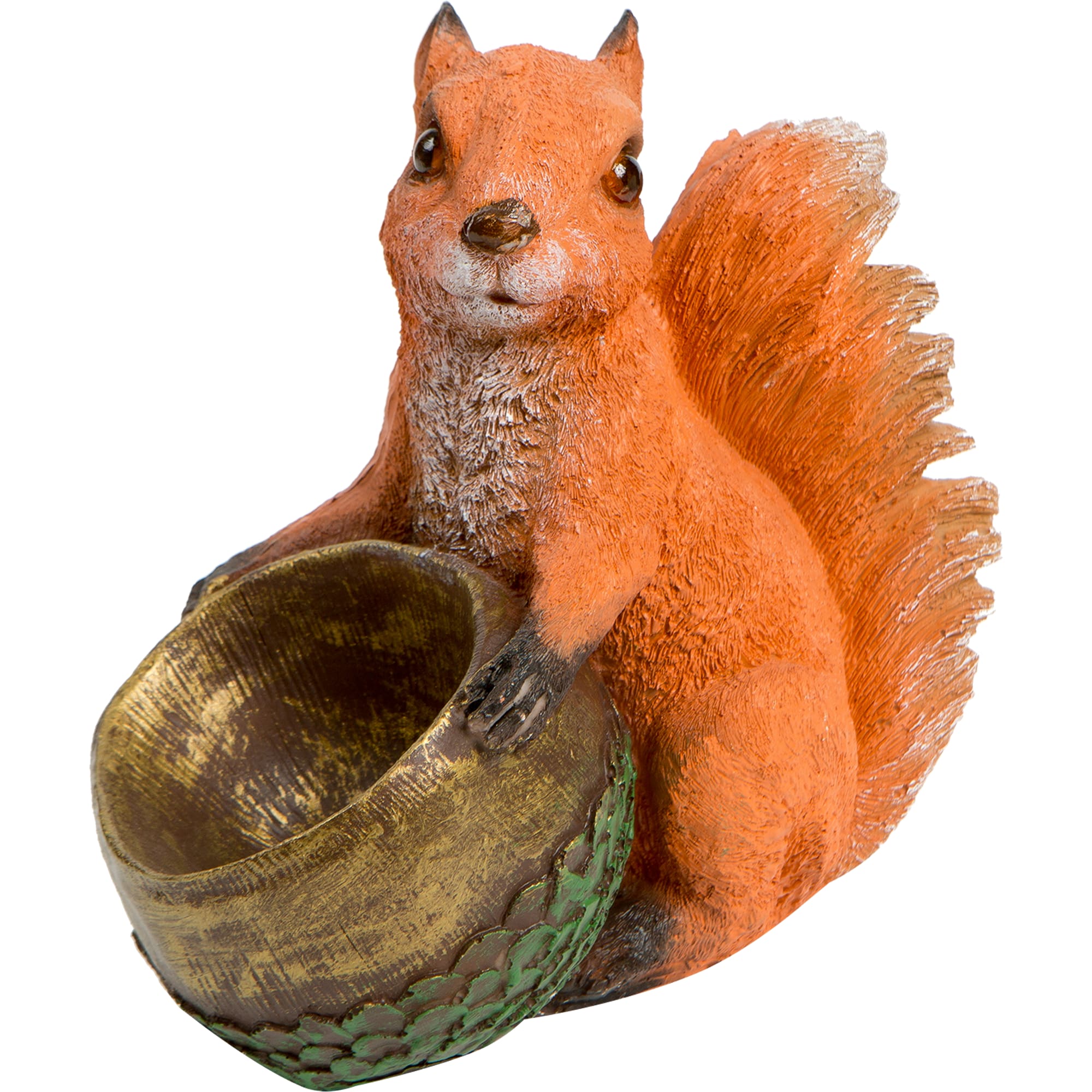 82199712 Фигура садовая «Белка с кормушкой» высота 24 см Santreyd 