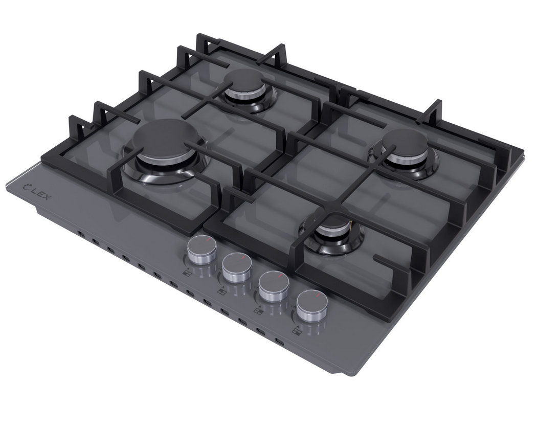 9156738 Газовая варочная поверхность LEX GVG 642A GR STDN-0017557 - Вид №1