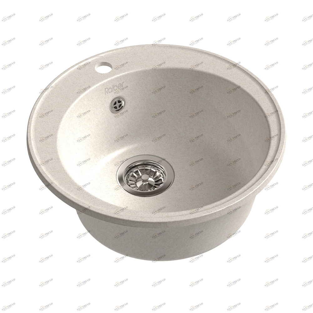 RQ13 белый Мойка кухонная прямоугольная Raiber 