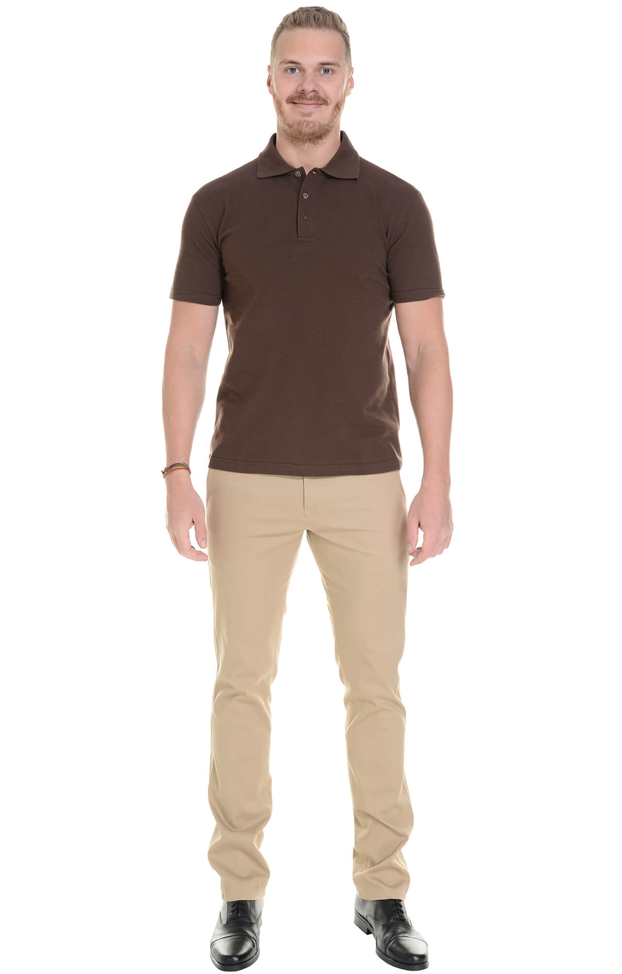 68257 Брюки  мужские beige (бежевые) El-Risto  Одежда для официантов  размер 46/170-176  - Вид №2