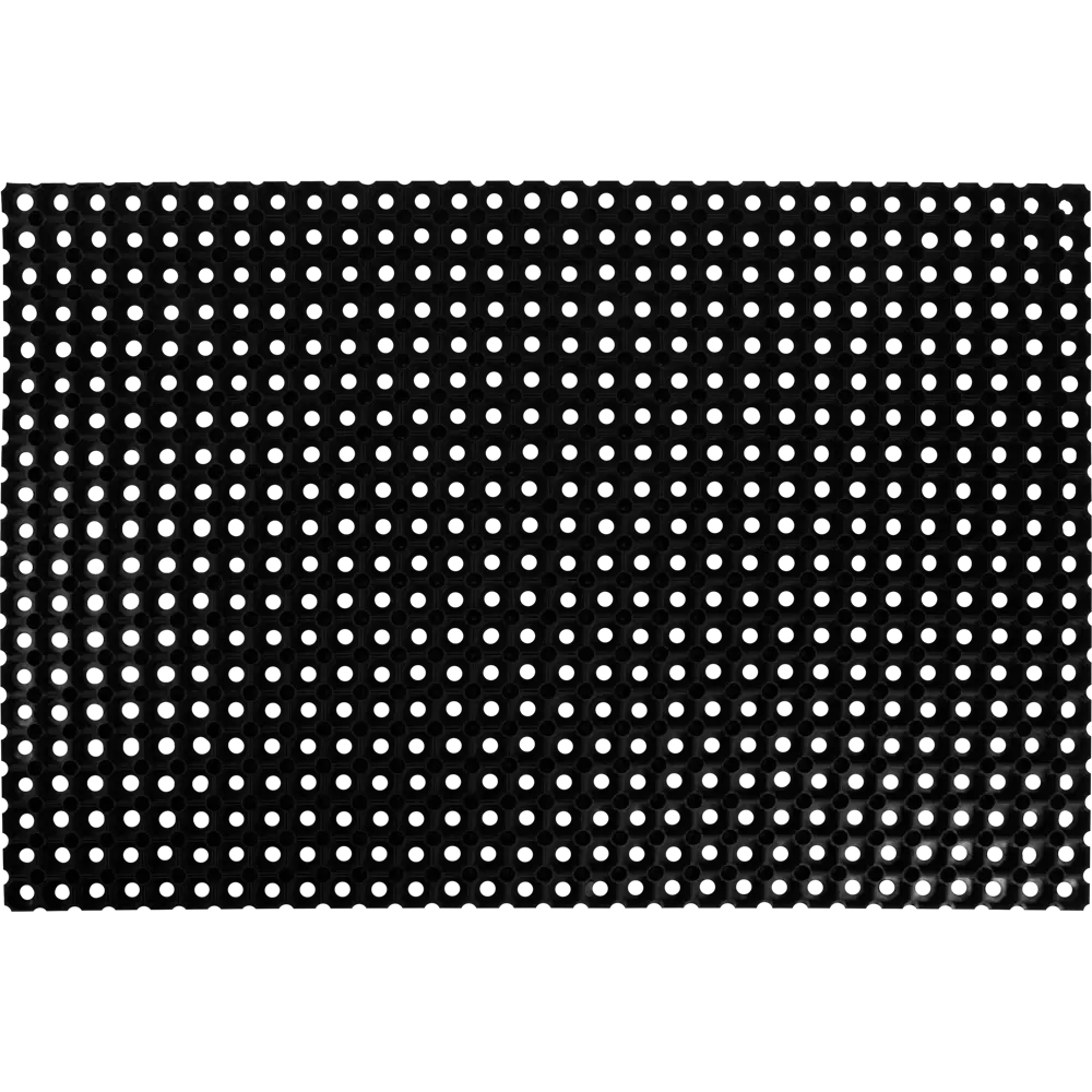 Коврик грязезащитный каучук 100x150 см цвет черный 89406622 STLM-2100765 Santreyd  - Вид №1