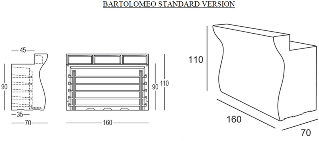 Plust Барная стойка с подсветкой Bartolomeo sun-id-1421761 - Вид №5