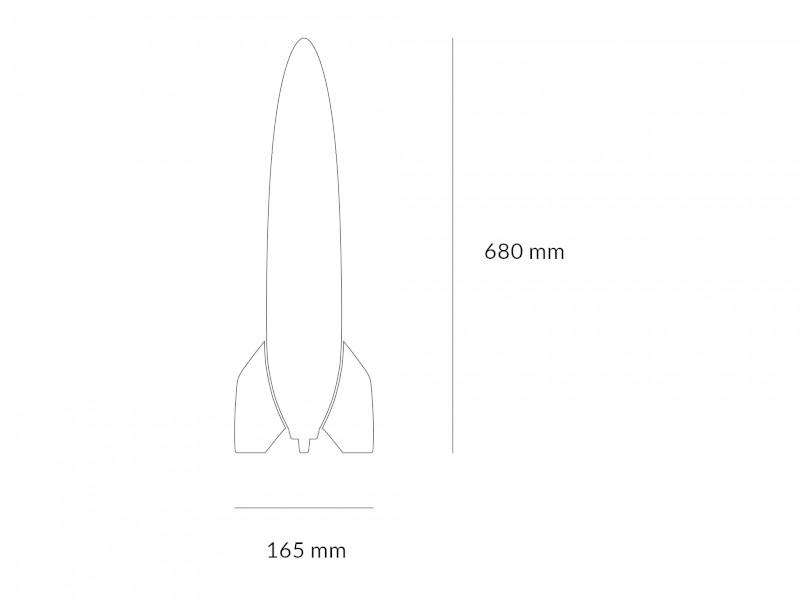 Qeeboo Светодиодная настольная лампа из полиэтилена V-2 schneider sun-id-1421022 - Вид №4