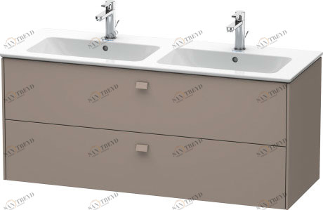 BR410504343 Brioso Тумбочка подвесная Базальт матовый, декор Duravit