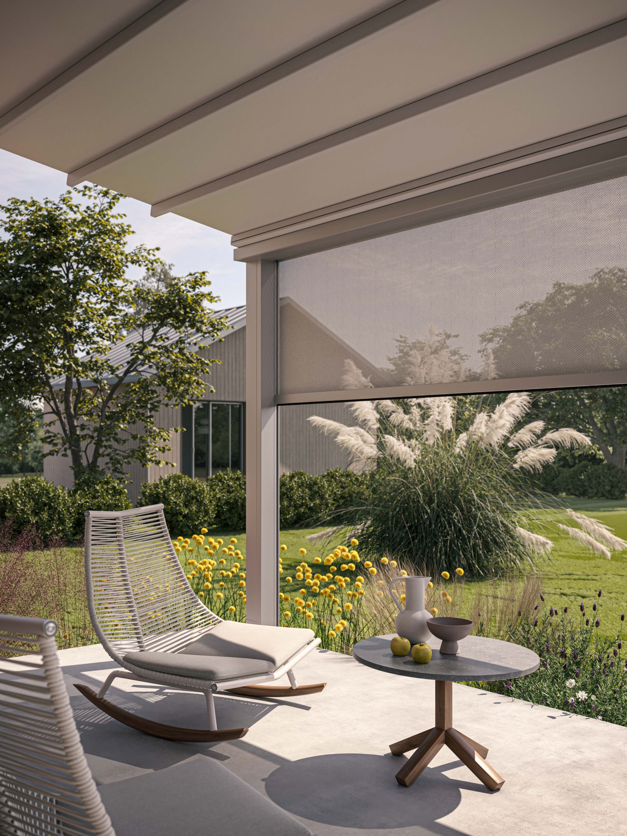 Алюминиевая беседка с раздвижной крышкой Pratic Перголы ARCH-00103649 - Вид №1