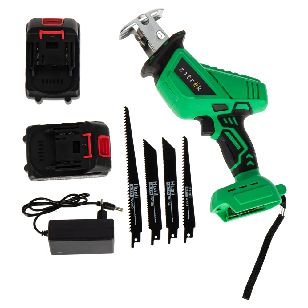 Аккумуляторная сабельная пила Zitrek ZKHS20 с двумя батареями в кейсе 89372993 STLM-0846711 - Вид №3