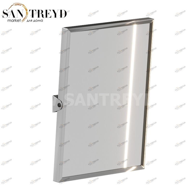 DS129 Зеркало с регулируемым наклоном 44 см цвет Графит Globo AUSILIA Италия Ceramica Globo