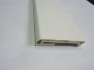 Напольный плинтус  Белый под покраску 80мм