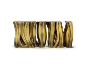 0-133 Монохромный золотой буфет Boca Do Lobo