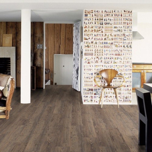 Пробка Wicanders Authentica Antique Smoked Pine (Гладкая) 1220х185 мм E1XB001 - Вид №19