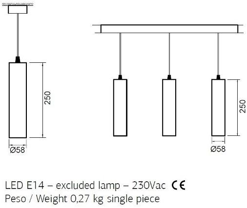 ENGI Светодиодная подвесная лампа из дутого стекла  Enlu  - Вид №2