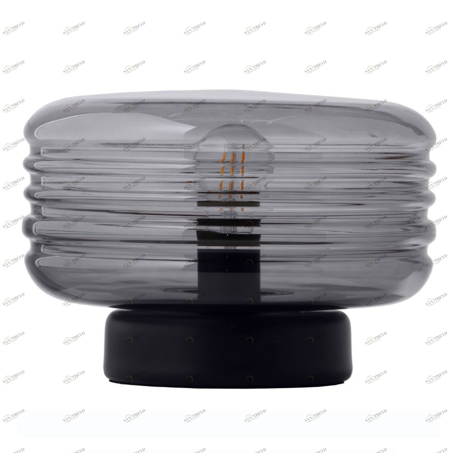 Лампа настольная Wheels, D30 см, серая с черным Frandsen 2591270505001