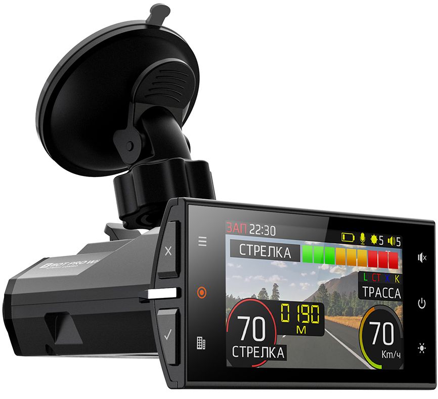 5456898 Видеорегистратор с радар-детектором SilverStone F1 HYBRID S-BOT PRO WiFi STDN-0095463 - Вид №1