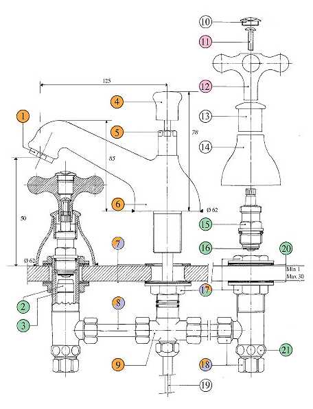 608920KK21 Смеситель Bandini Classic Santreyd - Вид №3