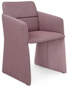 Crassevig Стул из ткани с подлокотниками Aura