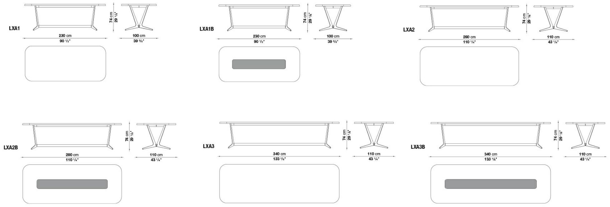 Maxalto Прямоугольный деревянный стол для гостиной sun-id-1493062 - Вид №1