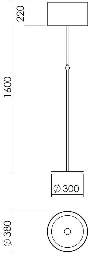 NEXO LUCE Торшер из металла Oxen floor lamp 7121e0 - Вид №5