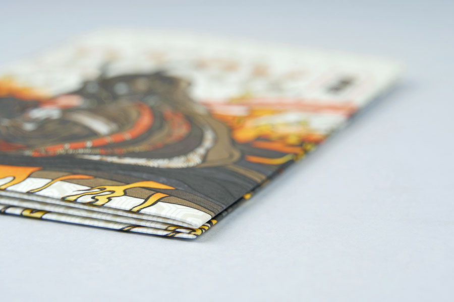 NС-025 Обложка на паспорт new darkside, белая New wallet  - Вид №4