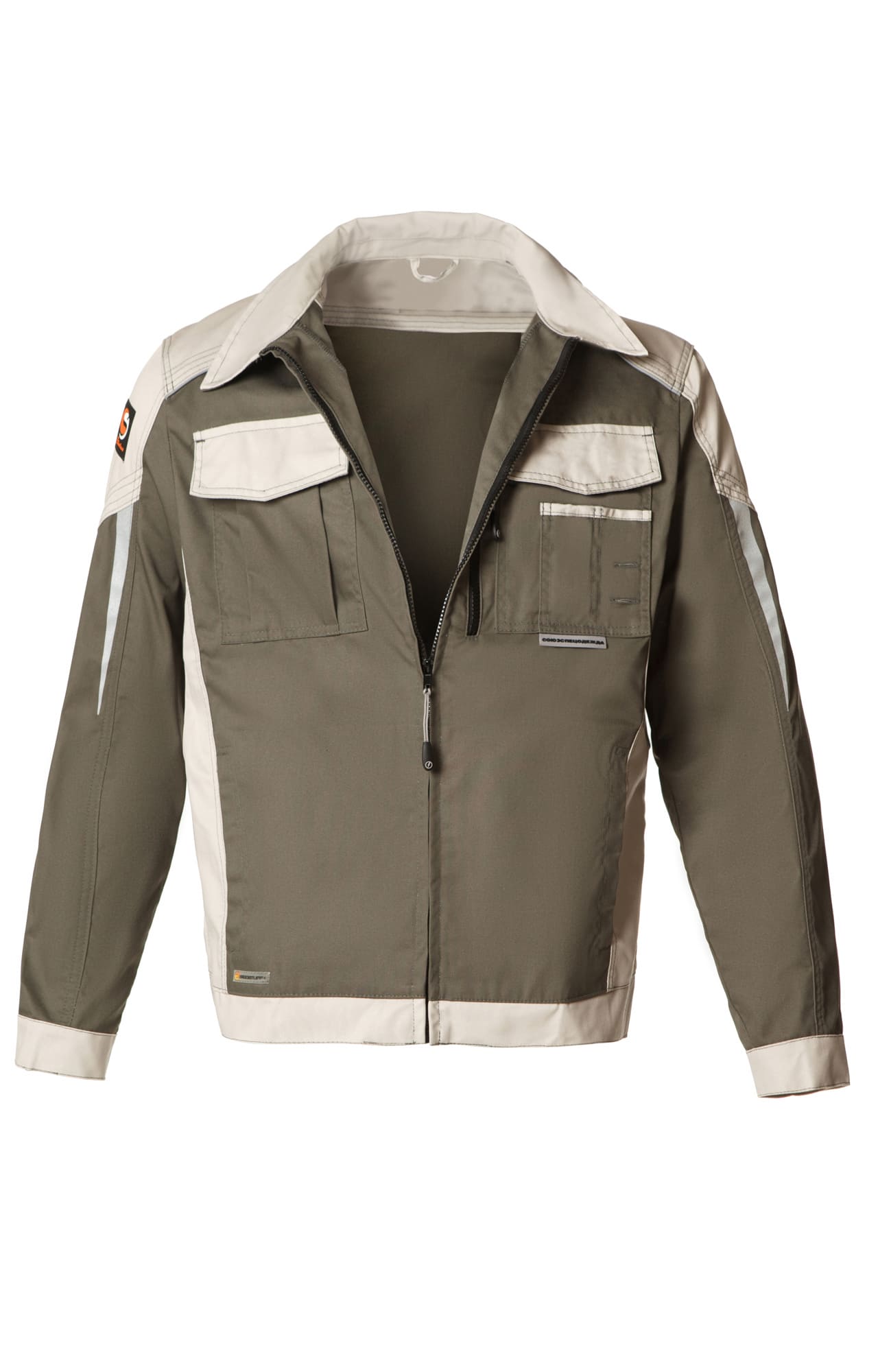 4957108 Костюм  NEW серый хаки с серым песком STATUS  Летняя спецодежда  размер 64-66/182-188  - Вид №3