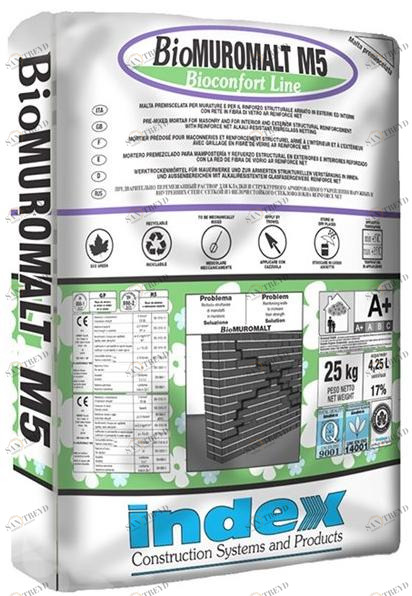 INDEX Раствор для кладки и армированной штукатурки sun-id-1469686