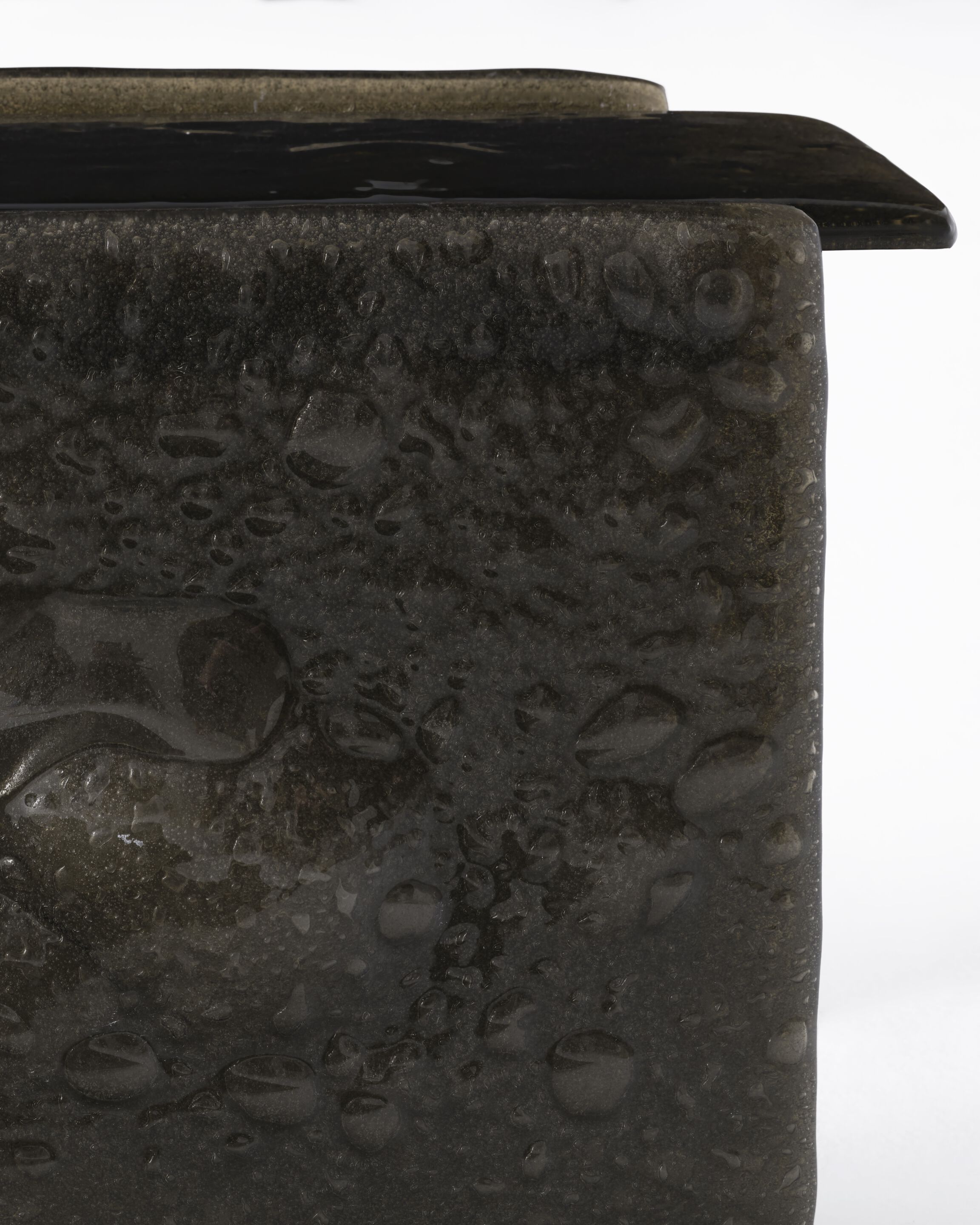 Хрустальный прямоугольный низкий журнальный столик Glas Italia Opalia ARCH-00109936 - Вид №2