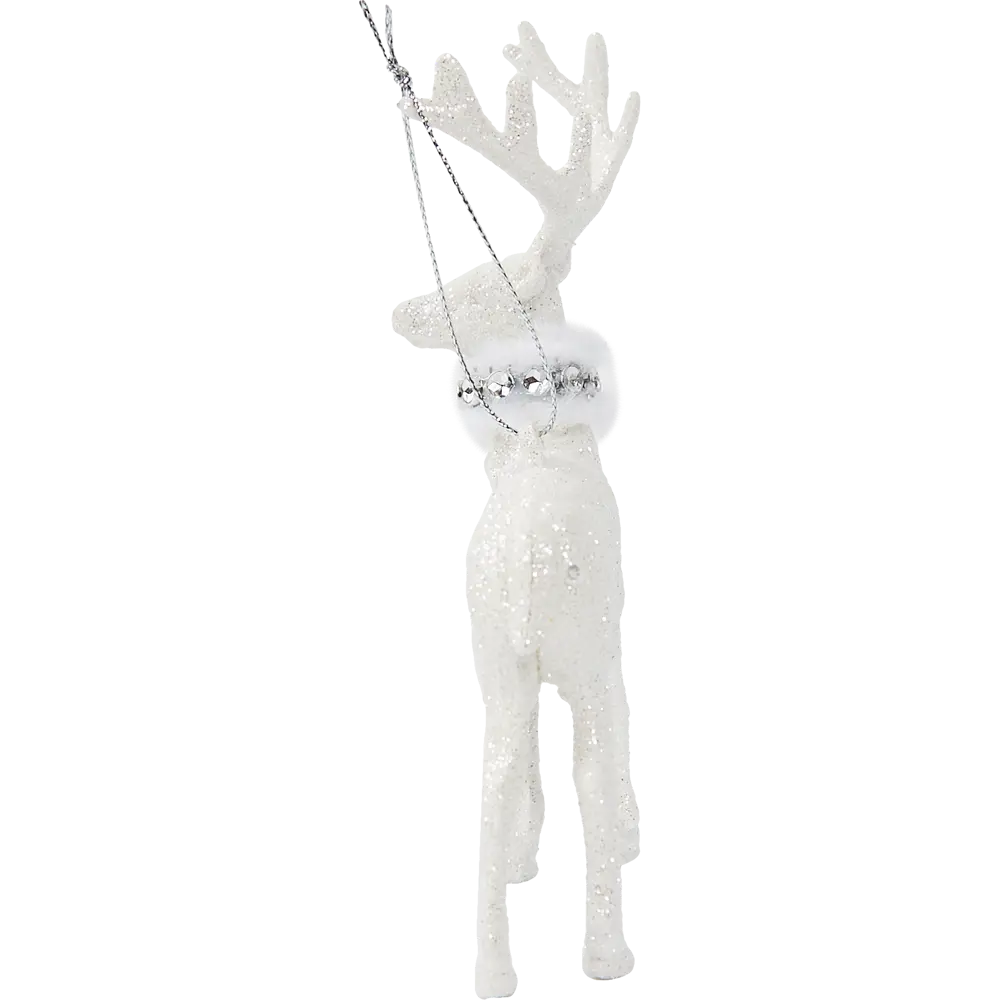 87036494 Елочная игрушка Олень 14x15.5 цвет белый 4 шт. STLM-1462759 Santreyd  - Вид №4