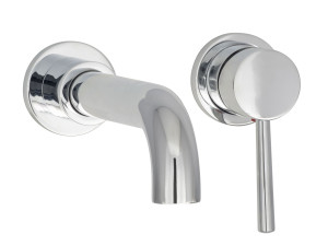 Настенный смеситель для раковины с 2 отверстиями без слива