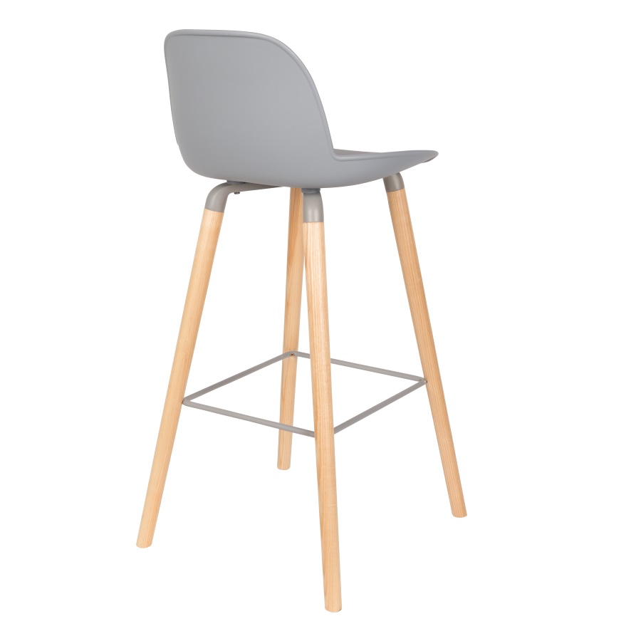 Стул барный Albert Kuip светло-серый Zuiver 1500059 - Вид №5