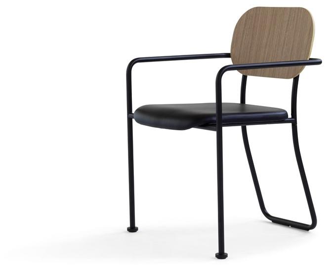 Blå Station Мягкое кожаное кресло с подлокотниками Åhus Bla Station sun-id-1485221 - Вид №9