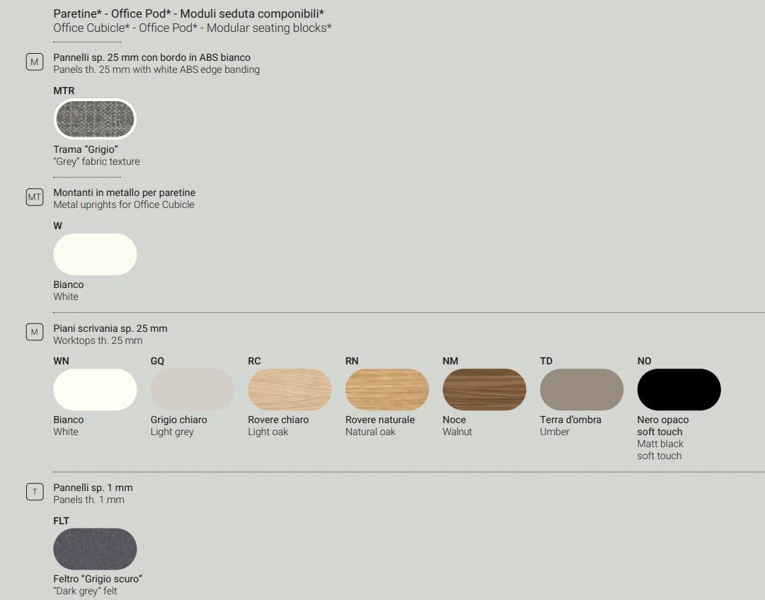 Войлочный модульный офисный остров DVO Shell ARCH-00057032 - Вид №1