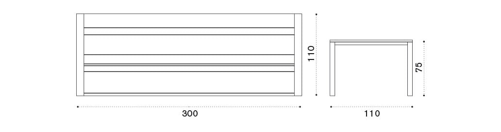 Прямоугольный садовый стол из тикового дерева Ethimo Costes ARCH-00011903 - Вид №3