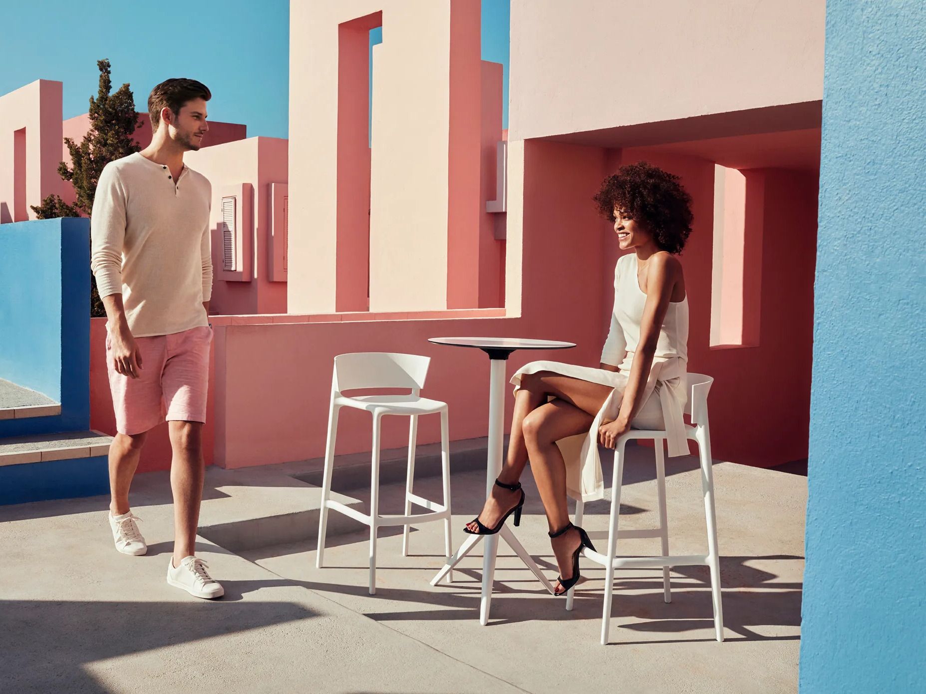 Полипропиленовый садовый стул Vondom Африка ARCH-00132567 - Вид №7