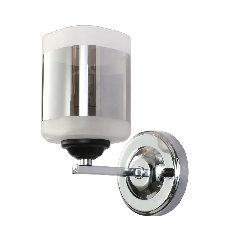 Бра Jlight Kira 3122/1W E27 60 В цвет черный/хром 83279079 STLM-2171226 
