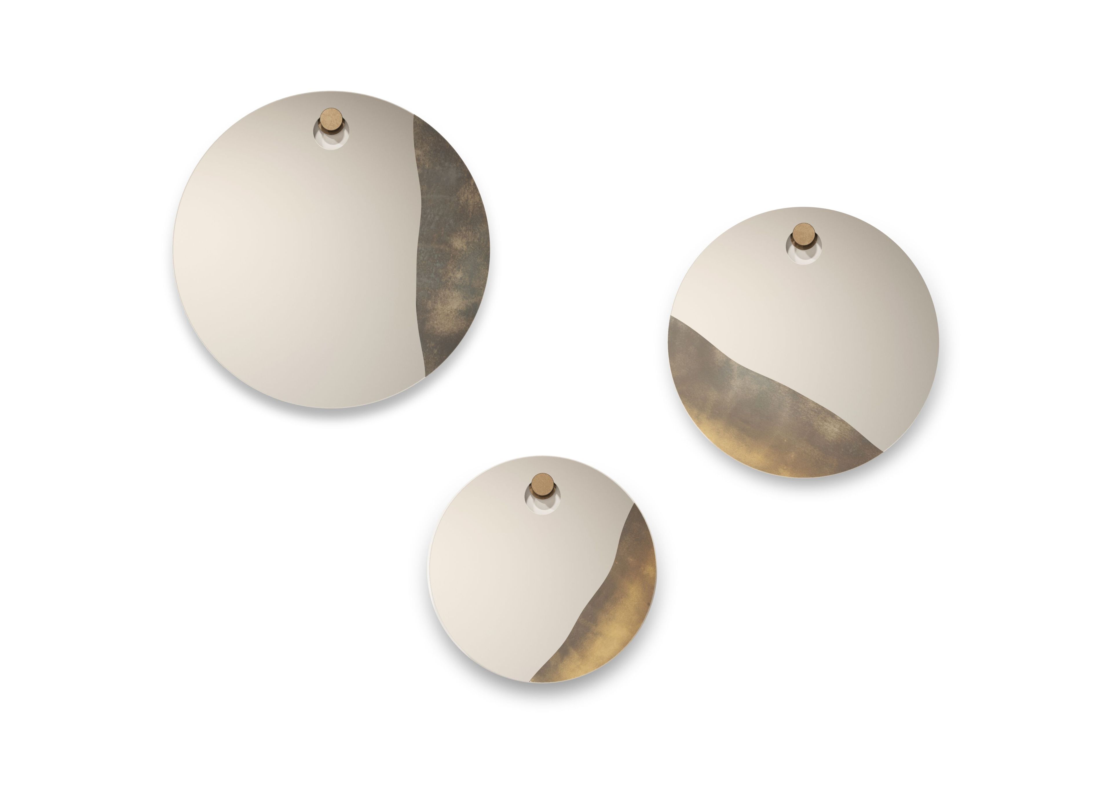 Настенное круглое зеркало ARTE VENEZIANA итальянские пейзажи ARCH-00006956 - Вид №1