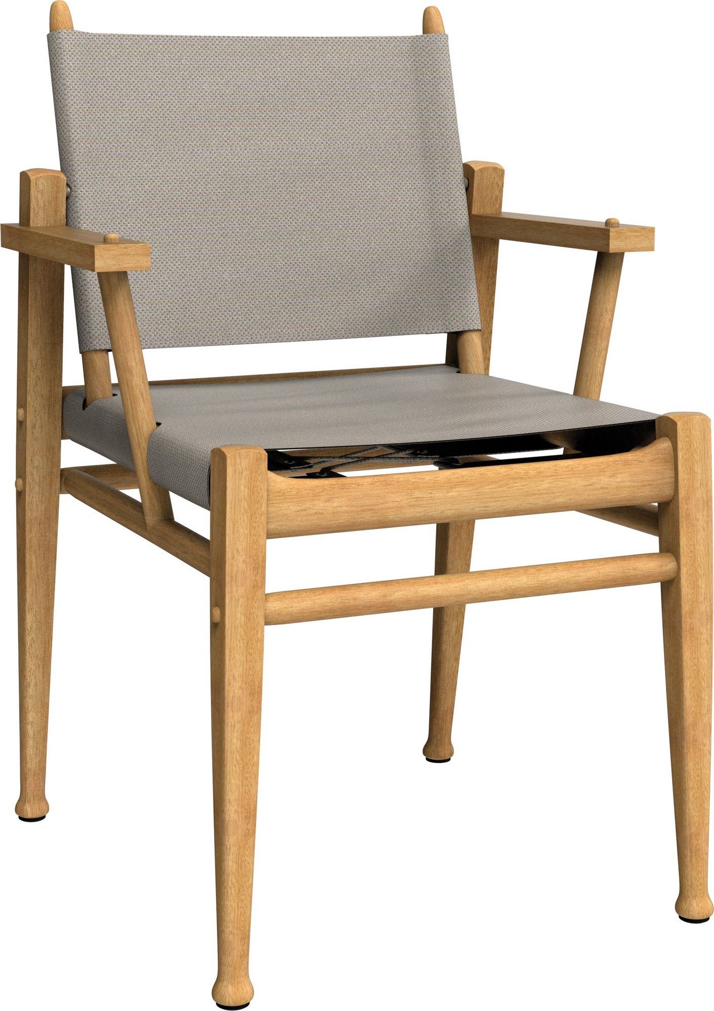 Стул для сада из тикового дерева с подлокотниками JANUS et Cie Serengeti ARCH-00116647 - Вид №1