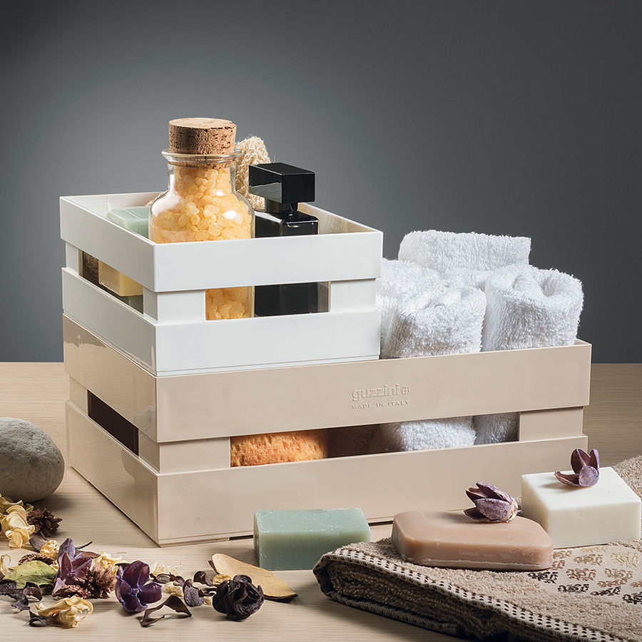 16950079 Набор ящиков tidy&store, бежевый, 2 шт. Guzzini  - Вид №5