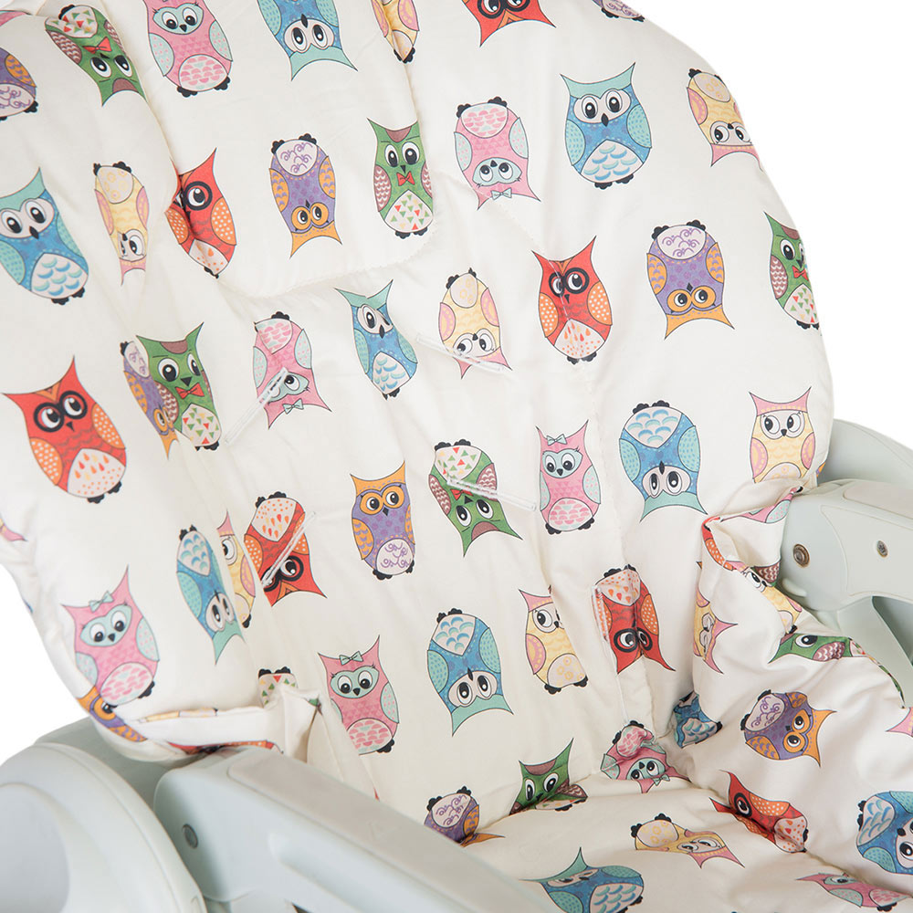 Съемный чехол для стульчика для кормления Funky Owl VAMVIGVAM  281619 Белый;красный;синий;бежевый Santreyd  - Вид №1