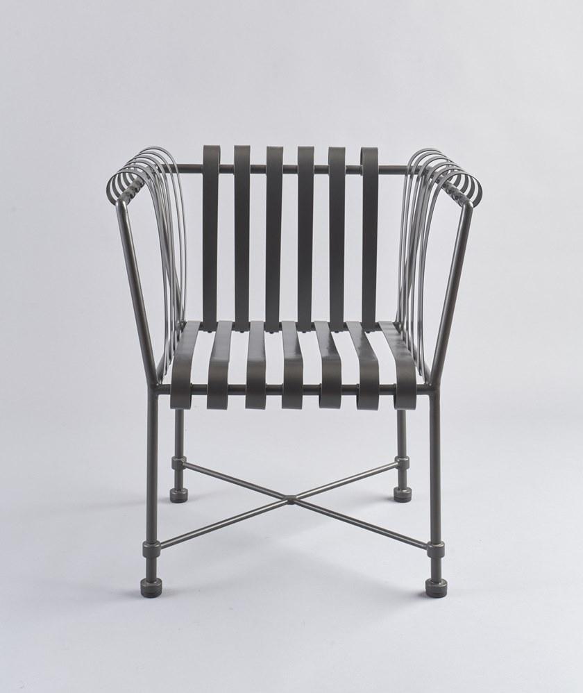 OFFICINACIANI Садовое кресло из оцинкованной стали с подлокотниками Molle Gf4001ac  - Вид №4