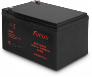 POWERMAN Battery 12V/12AH Battery battery ca12120, voltage 12v, capacity 12ah, max. discharge current 180a, max. charge current 3.6a, lead-acid type agm, type of terminals f2, 151mm x 98mm x 94mm, 3.6 kg. POWERMAN