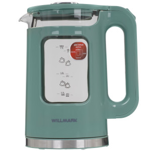9269578 Электрочайник WILLMARK WEK-1725G зеленый